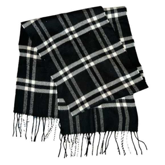 Black and White Rectangle SCARF - Picture 1 of 5